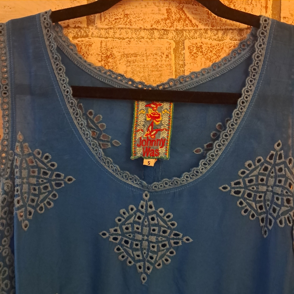 Johnny Was Embroidered Tank Top - Picture 6 of 13